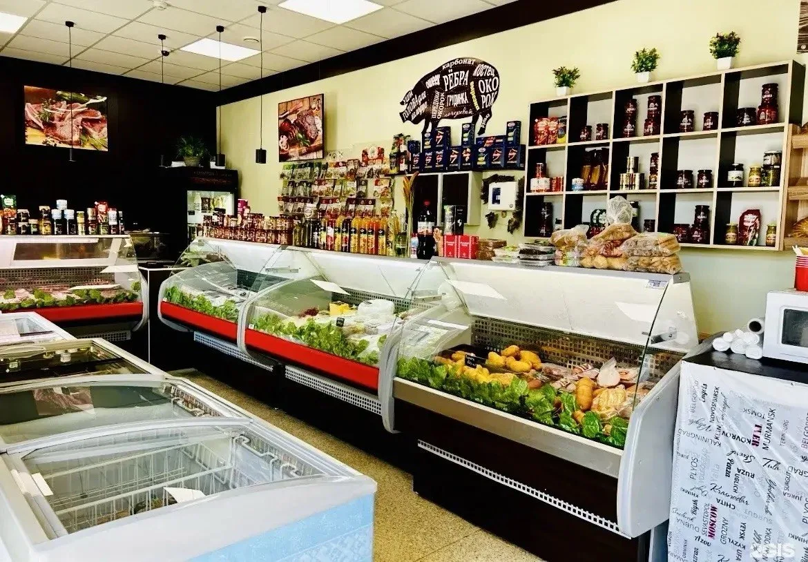 Магазин мяса и продуктов в Советском районе. Е - фото бизнеса